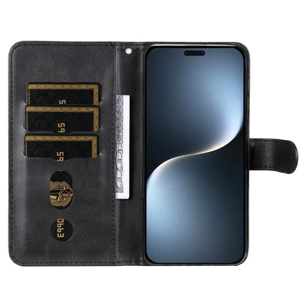 For Honor Magic7 Pro 5G Case Zipper Wallet Calf Texture PU Leather Phone Cover