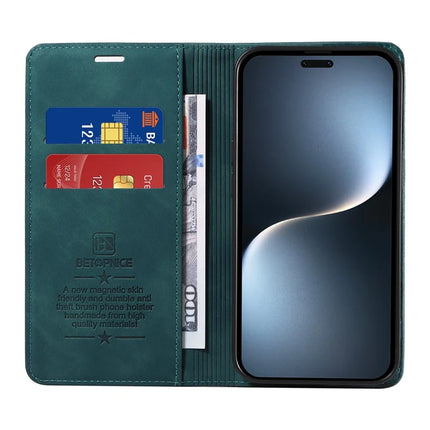 BETOPNICE 003 For Honor Magic7 Pro 5G Wallet Case Leather Phone Cover with Stand