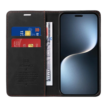 BETOPNICE 003 For Honor Magic7 Pro 5G Wallet Case Leather Phone Cover with Stand