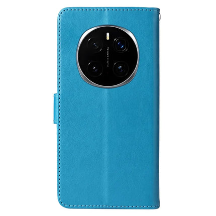 For Honor Magic7 Pro 5G Leather Case Butterfly Floral Imprint Wallet Stand Cover