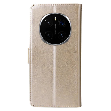 For Honor Magic7 Pro 5G Leather Case Butterfly Floral Imprint Wallet Stand Cover