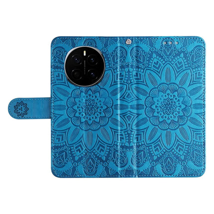 For Honor Magic7 5G Case Sunflower Imprint Leather Wallet Phone Cover