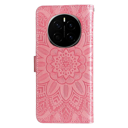For Honor Magic7 5G Case Sunflower Imprint Leather Wallet Phone Cover