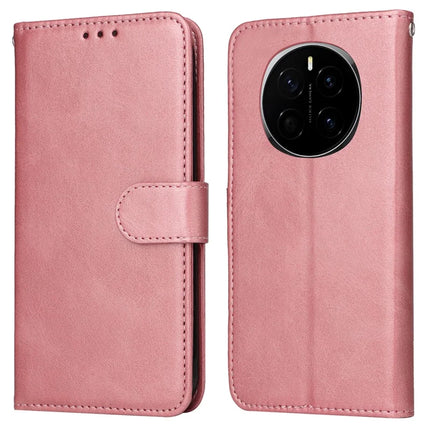 For Honor Magic7 5G Case Wallet PU Leather Folio Flip Phone Cover - Pink