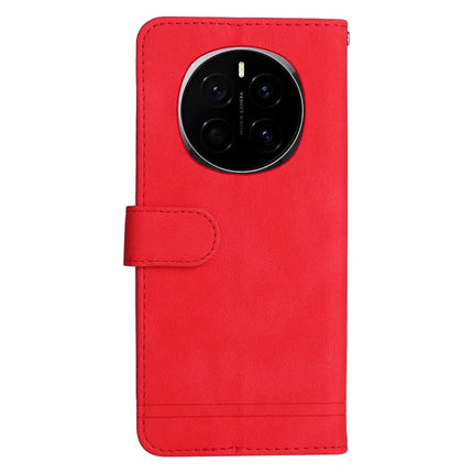 For Honor Magic7 5G Wallet Case Skin Touch Leather Phone Cover Tree Pattern Hardware