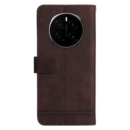 For Honor Magic7 5G Wallet Case Skin Touch Leather Phone Cover Tree Pattern Hardware