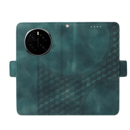 For Honor Magic7 5G Case PU Leather Phone Cover Rhombus Starry Imprinted