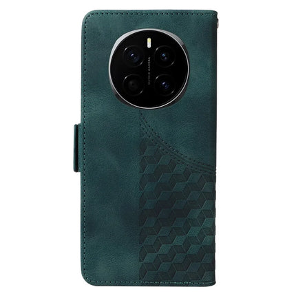 For Honor Magic7 5G Case PU Leather Phone Cover Rhombus Starry Imprinted