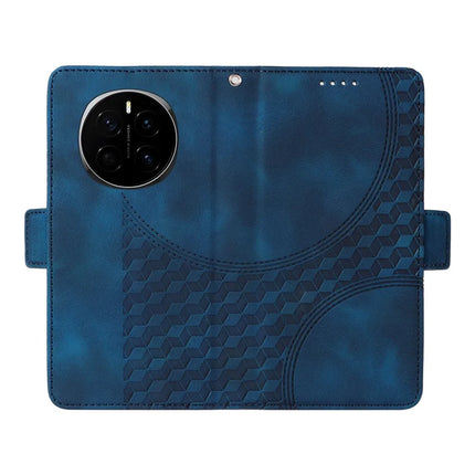 For Honor Magic7 5G Case PU Leather Phone Cover Rhombus Starry Imprinted