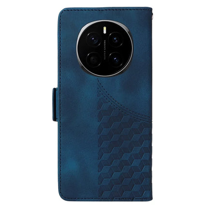 For Honor Magic7 5G Case PU Leather Phone Cover Rhombus Starry Imprinted