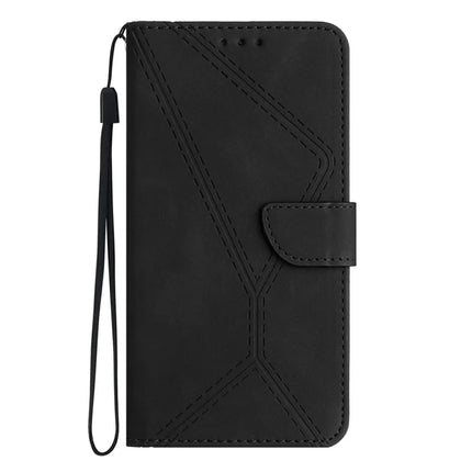 For Motorola Moto G Play (2025) 4G / G Power (2025) Case Skin-Touch Lines PU Leather Flip Phone Cover