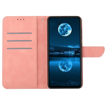 For Motorola Moto G Play (2025) 4G / G Power (2025) Case Skin-Touch Lines PU Leather Flip Phone Cover