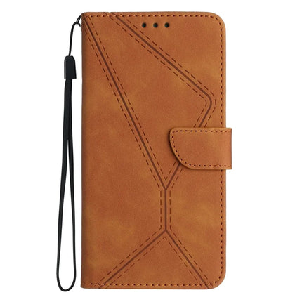 For Motorola Moto G Play (2025) 4G / G Power (2025) Case Skin-Touch Lines PU Leather Flip Phone Cover