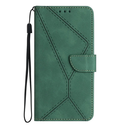 For Motorola Moto G Play (2025) 4G / G Power (2025) Case Skin-Touch Lines PU Leather Flip Phone Cover