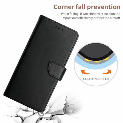 For Motorola Moto G Play (2025) 4G / G Power (2025) Case Genuine Cow Leather Phone Cover Nappa Texture