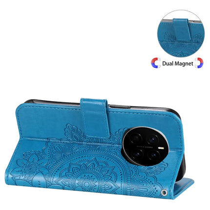 For Honor Magic7 5G Case PU Leather Wallet Floral Phone Cover Stand View