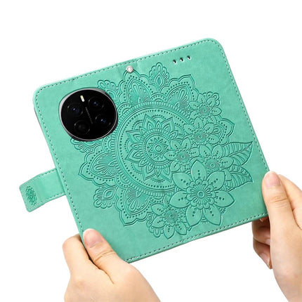 For Honor Magic7 5G Case PU Leather Wallet Floral Phone Cover Stand View