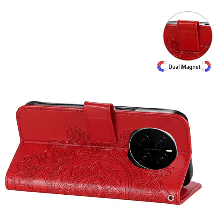 For Honor Magic7 5G Case PU Leather Wallet Floral Phone Cover Stand View