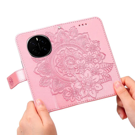 For Honor Magic7 5G Case PU Leather Wallet Floral Phone Cover Stand View