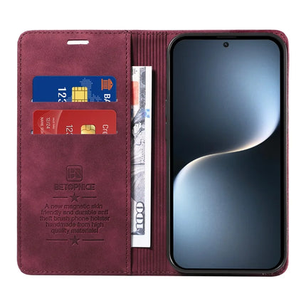 BETOPNICE 003 For Honor Magic7 5G Wallet Case Leather Phone Cover with Stand