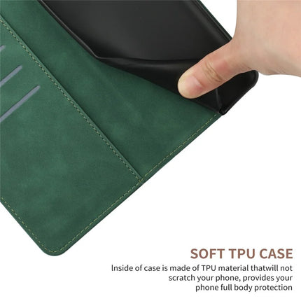 For Realme C75 Case Skin Touch Lines PU Leather Flip Phone Cover