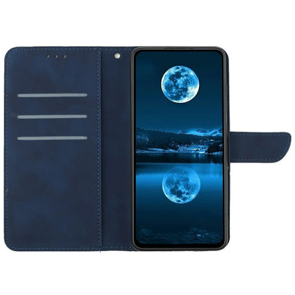 For Realme C75 Case Skin Touch Lines PU Leather Flip Phone Cover