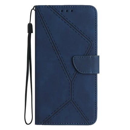 For Realme C75 Case Skin Touch Lines PU Leather Flip Phone Cover