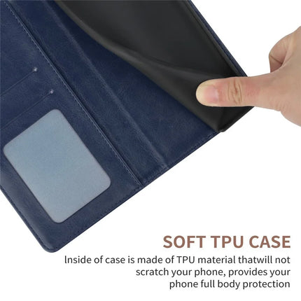 For Realme C75 Case Y-Shaped Lines Imprint Leather Phone Cover
