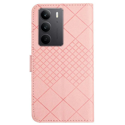 For Realme C75 Wallet Phone Case Imprint PU Leather Flip Folio Cover