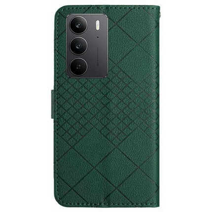 For Realme C75 Wallet Phone Case Imprint PU Leather Flip Folio Cover