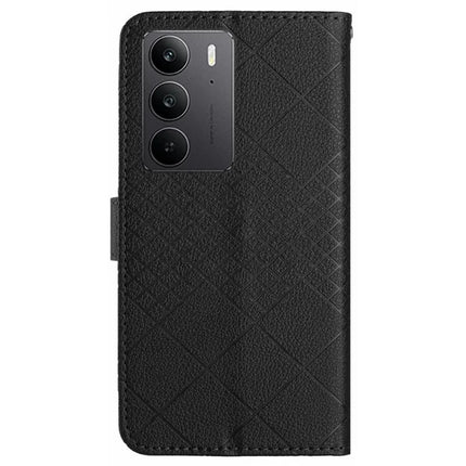 For Realme C75 Wallet Phone Case Imprint PU Leather Flip Folio Cover