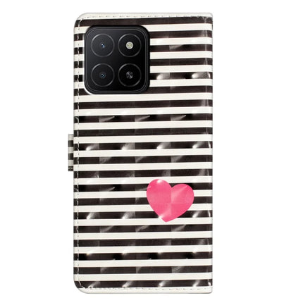 For Honor X5b / X5b Plus Case PU Leather Wallet Phone Cover 3D Pattern Printing