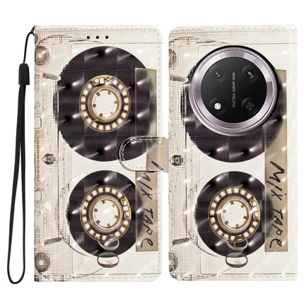 For Honor Magic7 Lite 5G / X9c 5G / X60 Pro 5G Case PU Leather Wallet Phone Cover 3D Pattern Printing - Tape