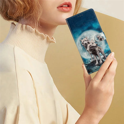 For Samsung Galaxy A56 5G Wallet Case PU Leather Pattern Printing Stand Phone Cover with Strap