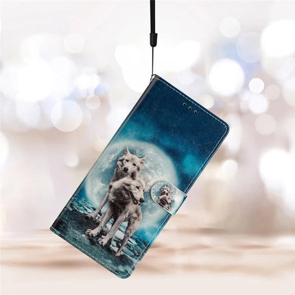 For Samsung Galaxy A56 5G Wallet Case PU Leather Pattern Printing Stand Phone Cover with Strap