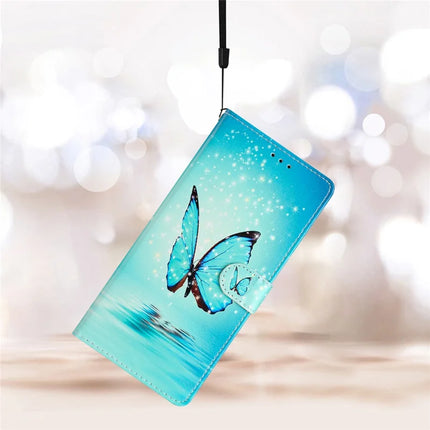 For Samsung Galaxy A56 5G Wallet Case PU Leather Pattern Printing Stand Phone Cover with Strap