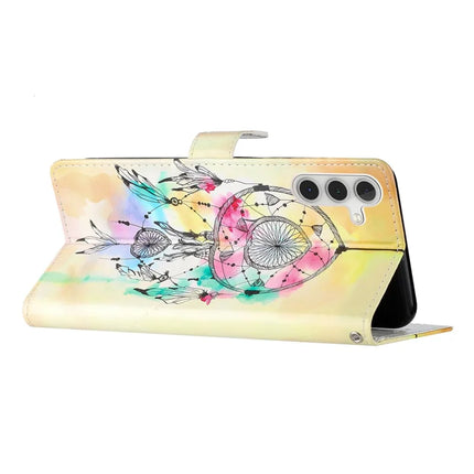 For Samsung Galaxy A56 5G Wallet Case PU Leather Pattern Printing Stand Phone Cover with Strap
