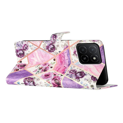 For Honor X5b / X5b Plus Wallet Case PU Leather Pattern Printing Stand Phone Cover with Strap