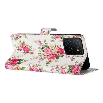 For Honor X5b / X5b Plus Wallet Case PU Leather Pattern Printing Stand Phone Cover with Strap
