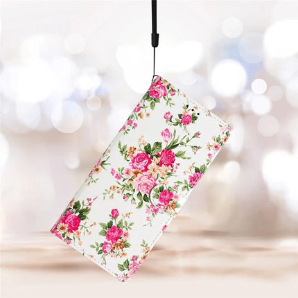 For Honor Magic7 Lite 5G / X9c 5G / X60 Pro 5G Wallet Case PU Leather Pattern Printing Stand Phone Cover with Strap