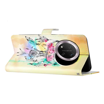 For Honor Magic7 Lite 5G / X9c 5G / X60 Pro 5G Wallet Case PU Leather Pattern Printing Stand Phone Cover with Strap