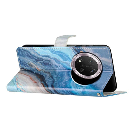 For Honor Magic7 Lite 5G / X9c 5G / X60 Pro 5G Wallet Case PU Leather Pattern Printing Stand Phone Cover with Strap