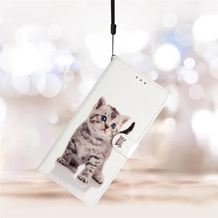 For Honor Magic7 Lite 5G / X9c 5G / X60 Pro 5G Wallet Case PU Leather Pattern Printing Stand Phone Cover with Strap