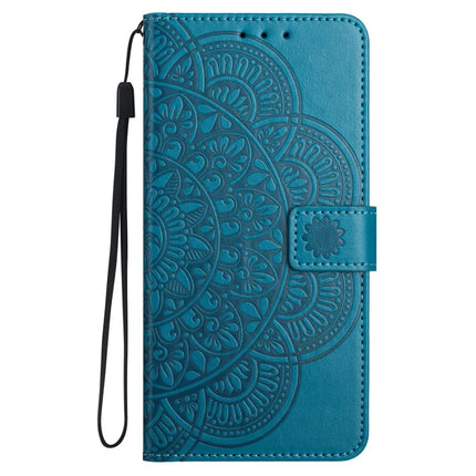 For Samsung Galaxy A56 5G Leather Case with Card Slots Mandala Pattern Phone Cover Stand