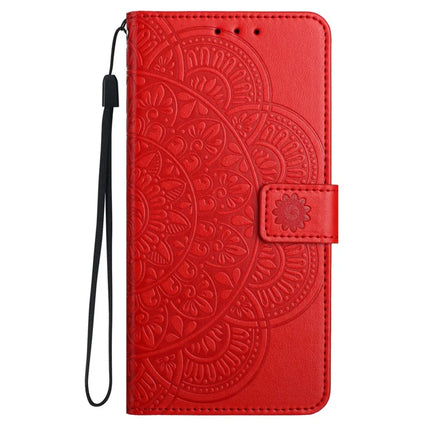 For Samsung Galaxy A56 5G Leather Case with Card Slots Mandala Pattern Phone Cover Stand