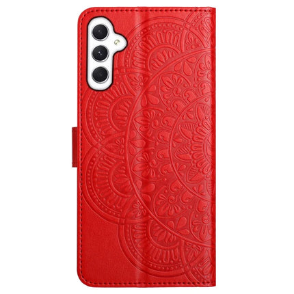 For Samsung Galaxy A56 5G Leather Case with Card Slots Mandala Pattern Phone Cover Stand