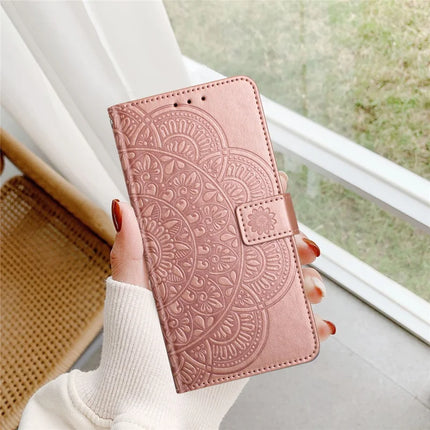 For Samsung Galaxy A56 5G Leather Case with Card Slots Mandala Pattern Phone Cover Stand