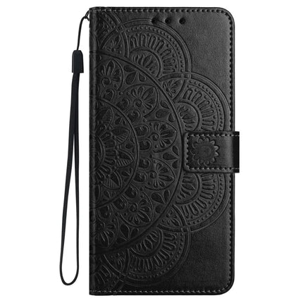 For Samsung Galaxy A56 5G Leather Case with Card Slots Mandala Pattern Phone Cover Stand