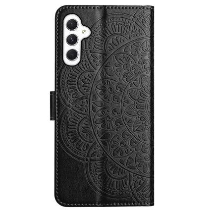 For Samsung Galaxy A56 5G Leather Case with Card Slots Mandala Pattern Phone Cover Stand