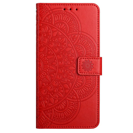 For Motorola Moto G75 5G Leather Case with Card Slots Mandala Pattern Phone Cover Stand